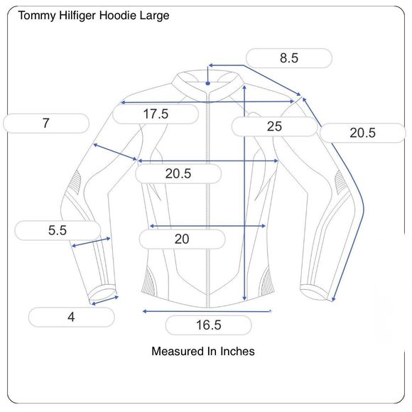 Tommy Hilfiger Boys' Tracksuit Set Sweat Hoodie Pants Logo Navy Size Large 16/18 - Picture 16 of 16